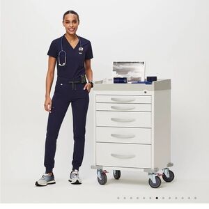 Figs high waisted jogger set - navy